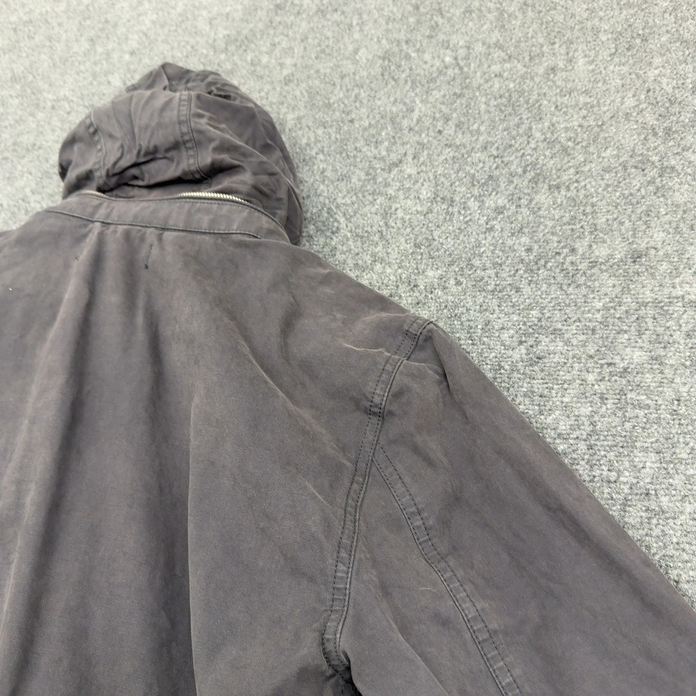 Madewell Jacket Mens S Black Cotton Utility Field Military Cargo Faded Casual - Picture 7 of 8